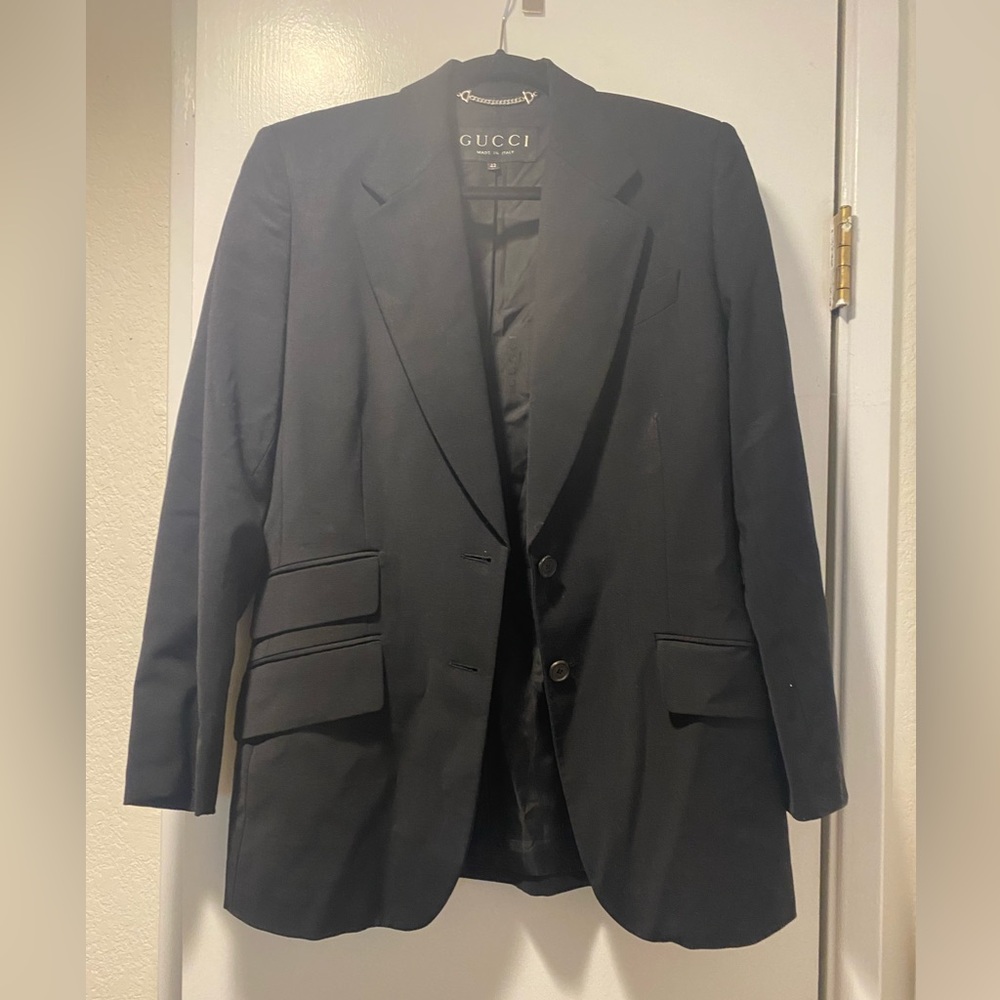 Women’s black Gucci blazer